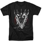 Lord Of The Rings Big Sauron Head Men's 18/1 Cotton Short-Sleeve T-Shirt
